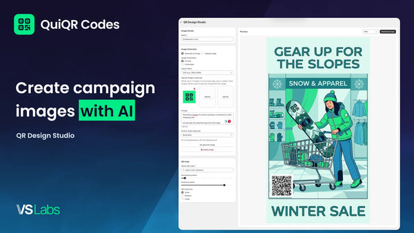 How to use AI image generation in QuiQR Design Studio