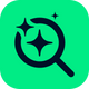 Expose app icon showing a magnifying glass around three stars.